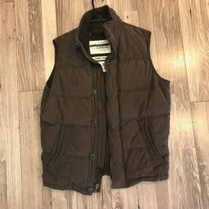 Abercrombie Dark Brown Heavy Vest